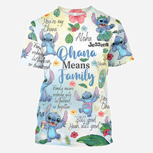 Load image into Gallery viewer, Personalized Ohana All Over Shirt Unique Family Gift
