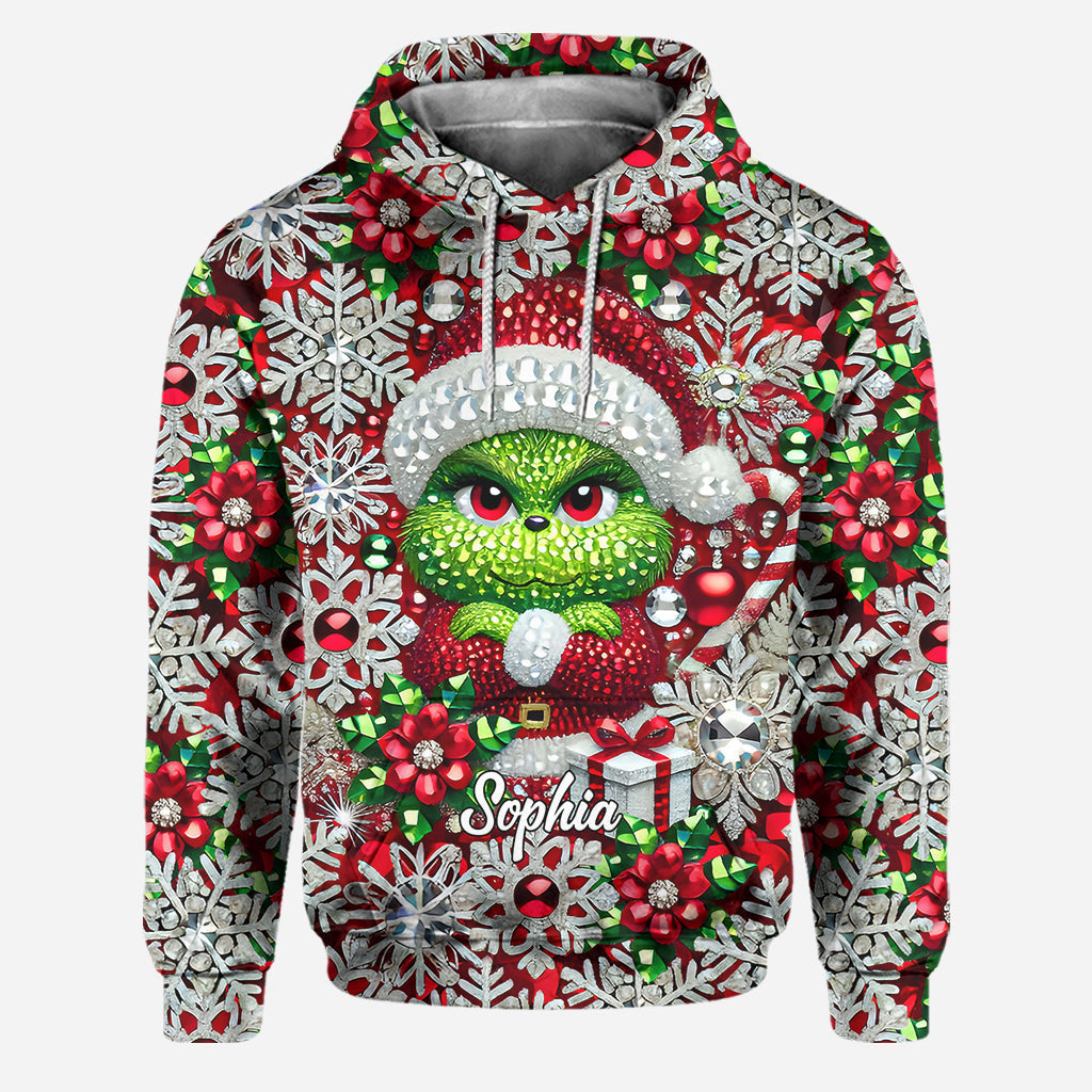 Personalized Merry Grinchmas Hoodie and Leggings Gift for Christmas