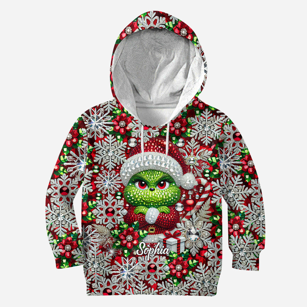 Personalized Merry Grinchmas Hoodie and Leggings Gift for Christmas
