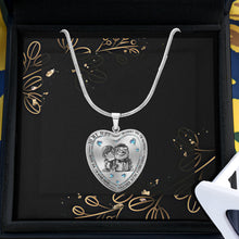 Load image into Gallery viewer, Personalized Heart Pendant Necklace Custom Engraving Gift for Wife
