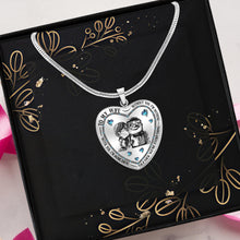 Load image into Gallery viewer, Personalized Heart Pendant Necklace Custom Engraving Gift for Wife
