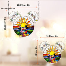Load image into Gallery viewer, Personalized Mickey &amp; Minnie Mouse Suncatcher Ornament Gift

