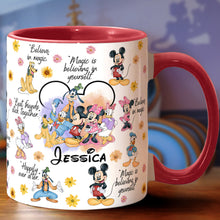 Load image into Gallery viewer, Personalized Magical Moments Accent Mug Custom Name Gift
