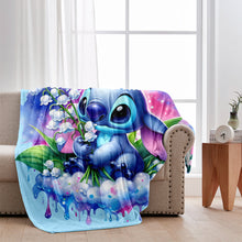 Load image into Gallery viewer, Personalized Ohana Blanket Custom Name Soft Flannel Gift
