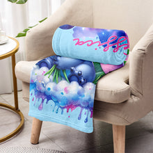 Load image into Gallery viewer, Personalized Ohana Blanket Custom Name Soft Flannel Gift
