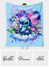 Load image into Gallery viewer, Personalized Ohana Blanket Custom Name Soft Flannel Gift
