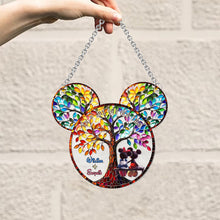 Load image into Gallery viewer, Personalized Window Hanging Suncatcher Ornament Gift for Couples | Custom Name Decor
