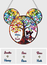 Load image into Gallery viewer, Personalized Window Hanging Suncatcher Ornament Gift for Couples | Custom Name Decor
