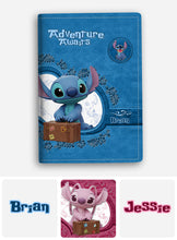 Load image into Gallery viewer, Personalized Ohana Passport Holder Custom Name Gift for Travelers
