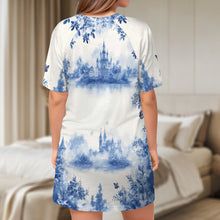 Load image into Gallery viewer, Personalized Grandma Sleep T-shirt Dress Custom Name Gift
