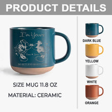 Load image into Gallery viewer, Personalized Engraved Pottery Mug Custom Name Gift for Couples
