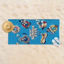 Load image into Gallery viewer, Personalized Quick-Dry Beach Towel Custom Name for Kids
