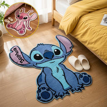 Load image into Gallery viewer, Personalized Blue Alien Tufted Rug Custom Family Gift for Kids

