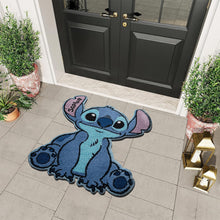 Load image into Gallery viewer, Personalized Blue Alien Tufted Rug Custom Family Gift for Kids
