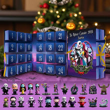 Load image into Gallery viewer, Personalized Nightmare Before Christmas Folded Advent Calendar with Ornaments

