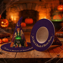 Load image into Gallery viewer, Personalized Witch Hat Quilt with Custom Name - Halloween Gift for Her
