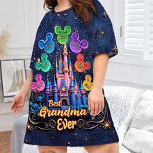 Load image into Gallery viewer, Personalized Sleep T-shirt Dress Best Grandma Ever Gift
