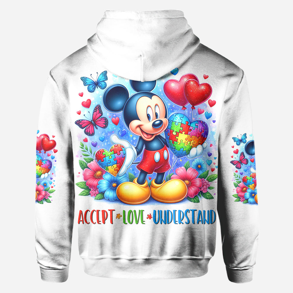 Personalized Autism Awareness All Over Shirt Custom Name Gift