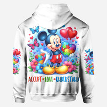 Load image into Gallery viewer, Personalized Autism Awareness All Over Shirt Custom Name Gift
