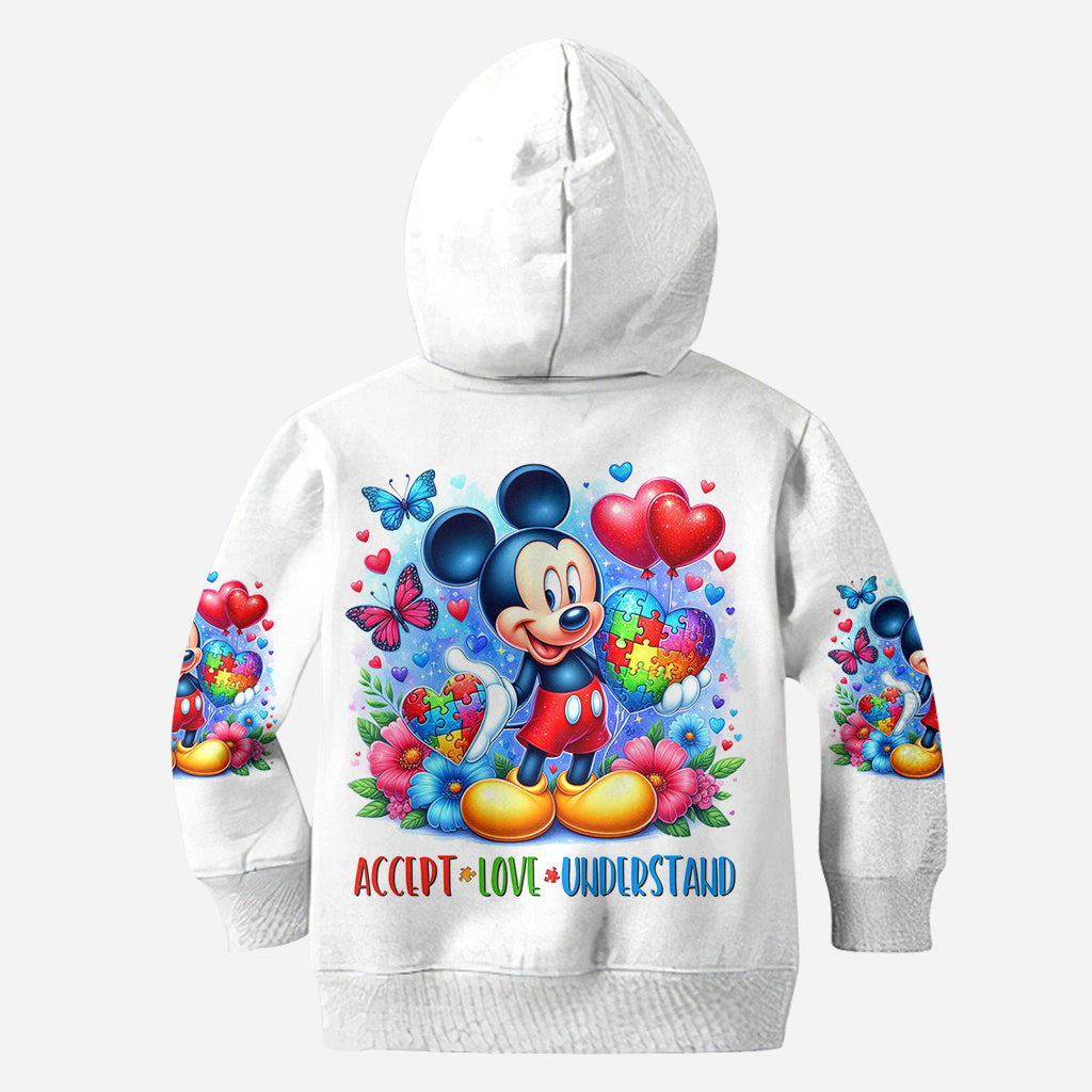 Personalized Autism Awareness All Over Shirt Custom Name Gift