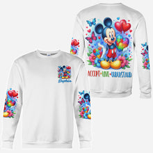 Load image into Gallery viewer, Personalized Autism Awareness All Over Shirt Custom Name Gift
