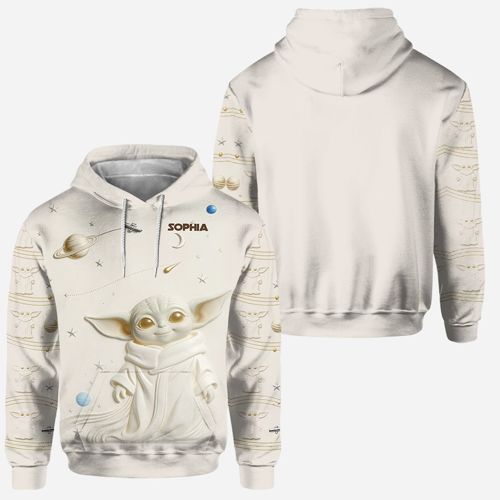 Personalized Galaxy Hoodie and Leggings with Custom Name - Unique Gift for Kids