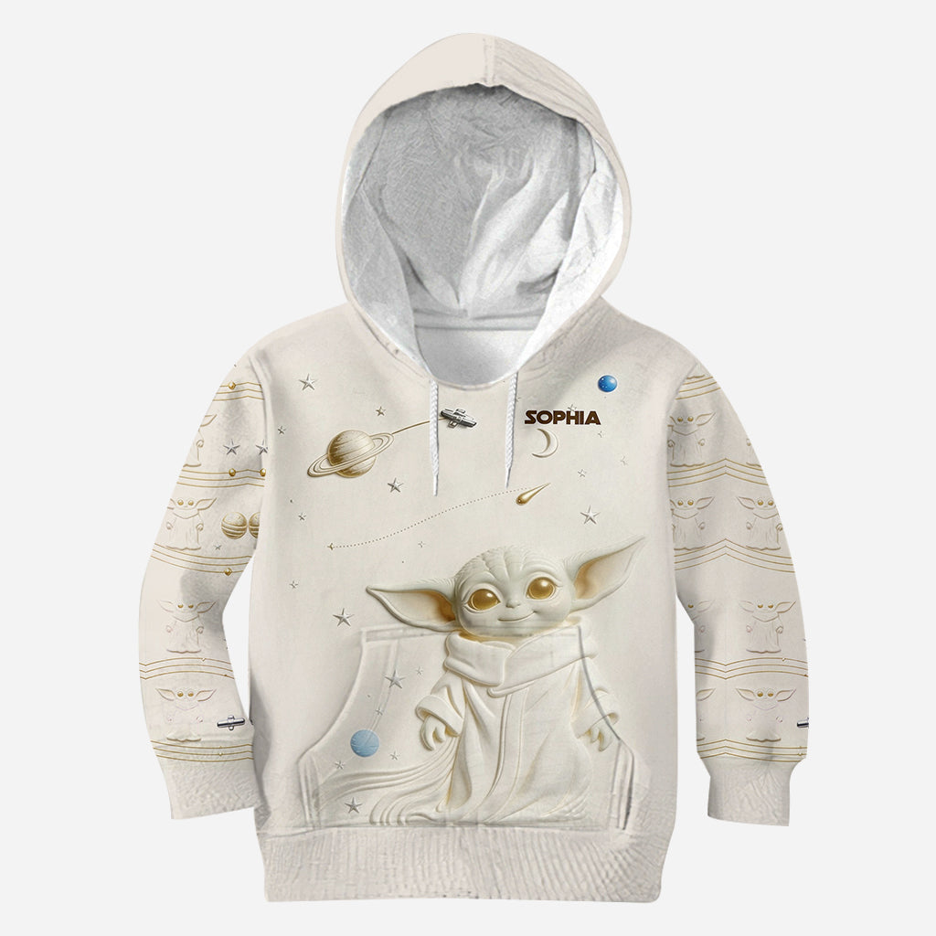 Personalized Galaxy Hoodie and Leggings with Custom Name - Unique Gift for Kids