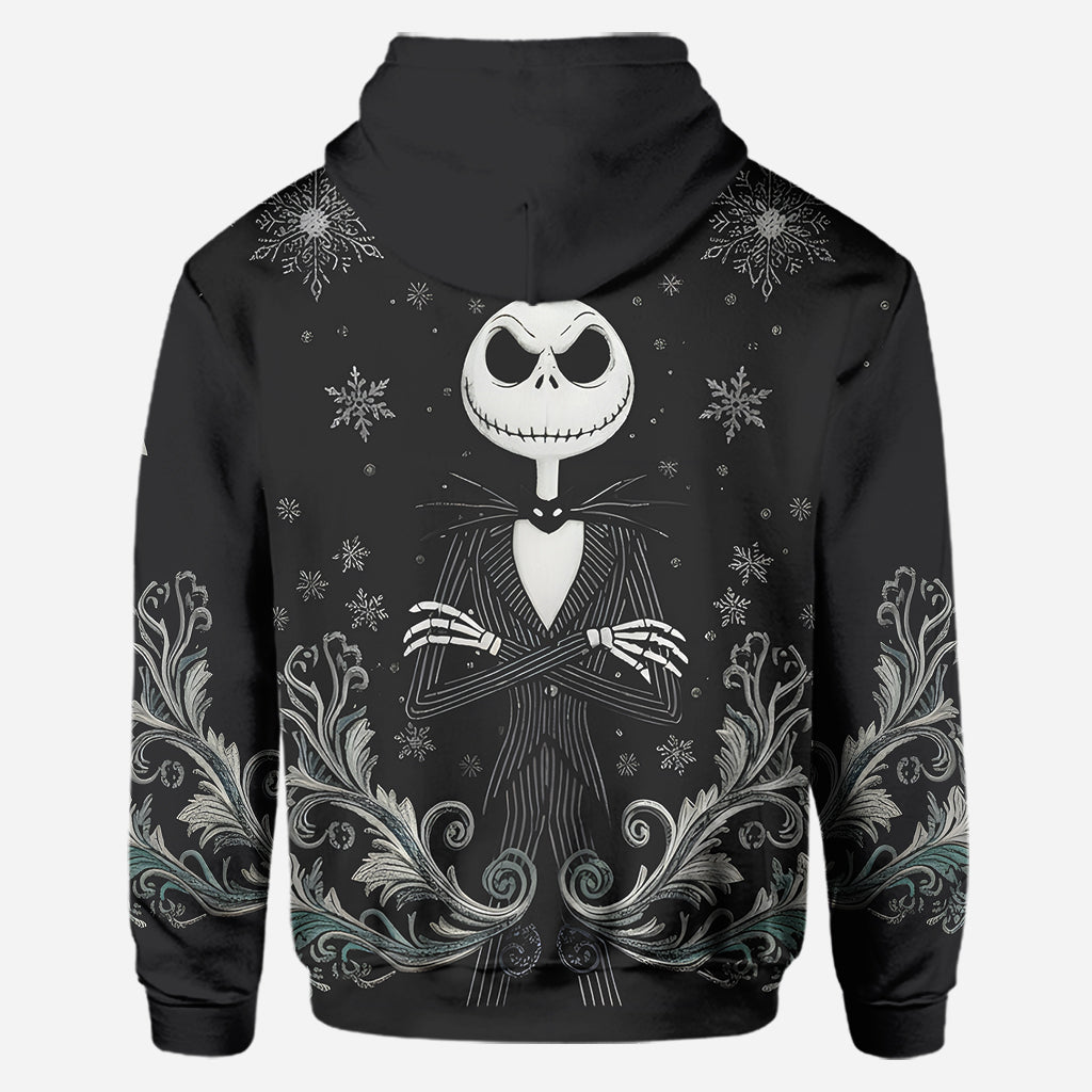 Personalized Nightmare Hoodie and Leggings Set for Halloween Custom Name Gift