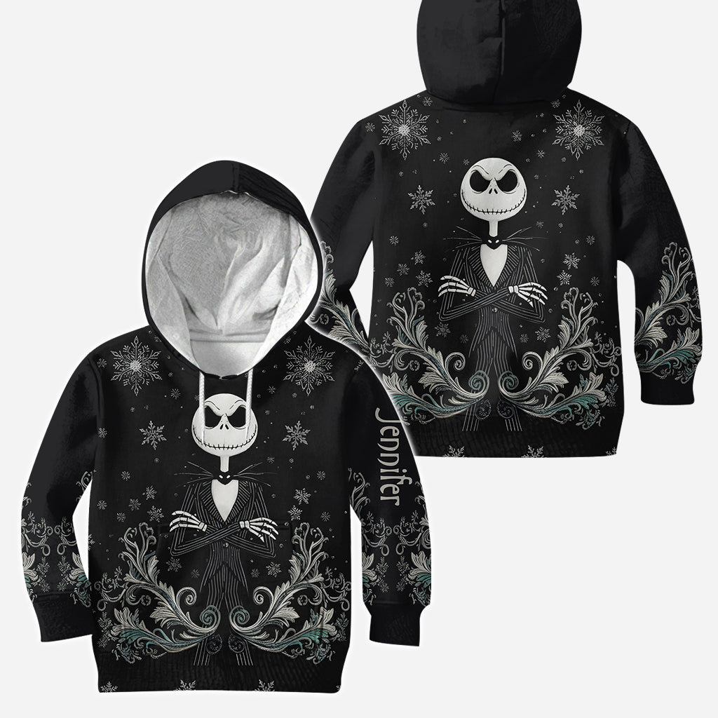 Personalized Nightmare Hoodie and Leggings Set for Halloween Custom Name Gift