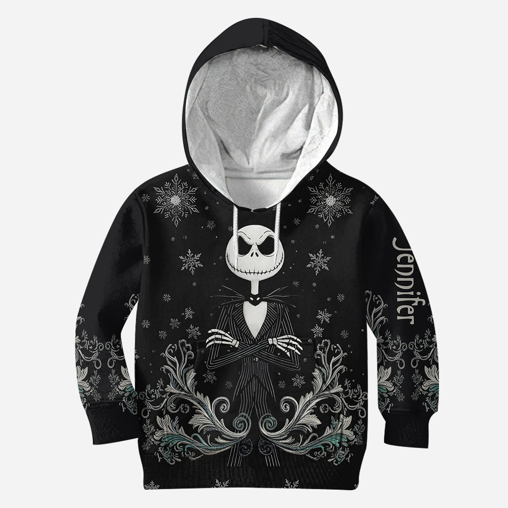 Personalized Nightmare Hoodie and Leggings Set for Halloween Custom Name Gift
