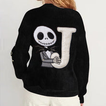 Load image into Gallery viewer, Personalized Spooky Cardigan with Custom Name for Halloween Gifts
