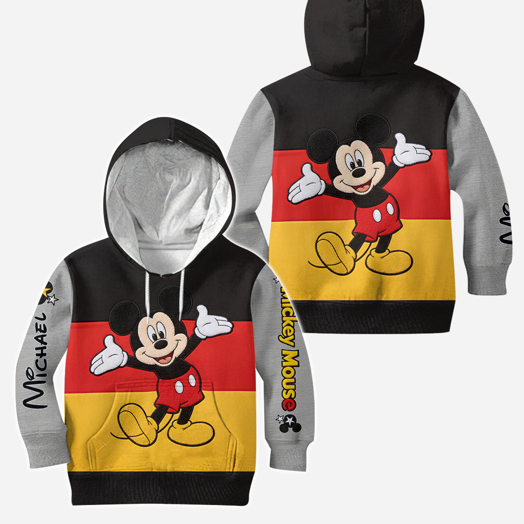Personalized Mickey and Minnie Mouse Hoodie & Leggings Set for Couples