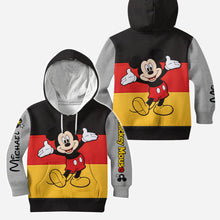 Load image into Gallery viewer, Personalized Mickey and Minnie Mouse Hoodie &amp; Leggings Set for Couples

