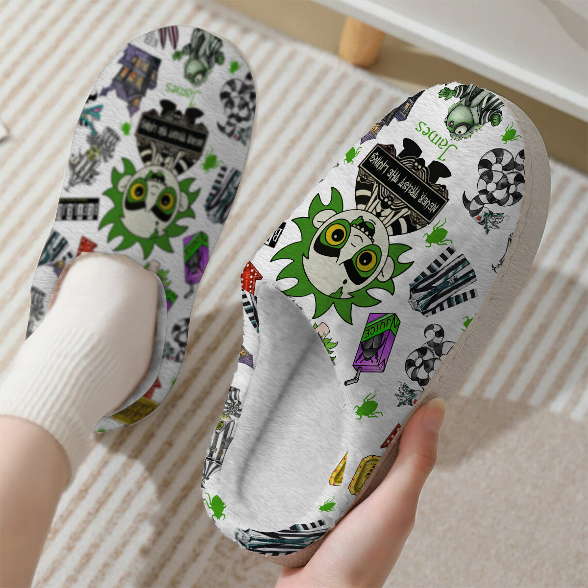 Personalized Slippers with Custom Design for Unique Gifts