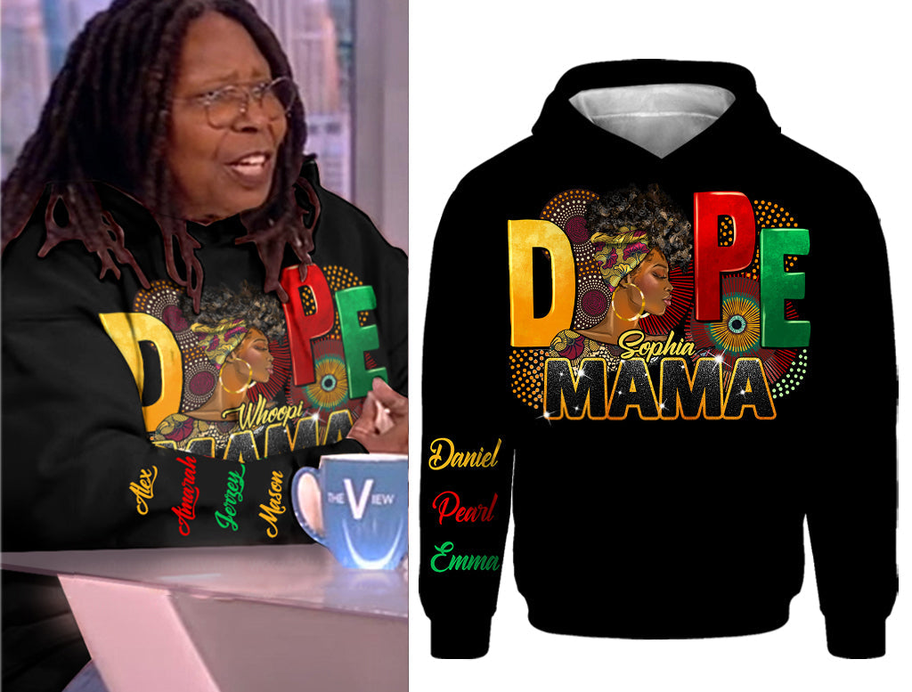 Personalized African American All Over Shirt for Mom | Custom Gift
