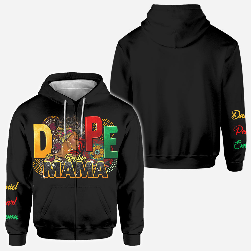 Personalized African American All Over Shirt for Mom | Custom Gift