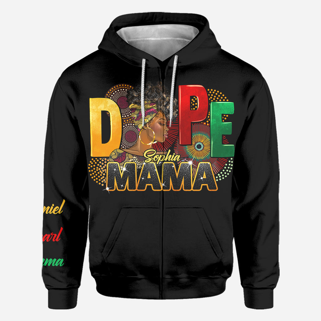 Personalized African American All Over Shirt for Mom | Custom Gift