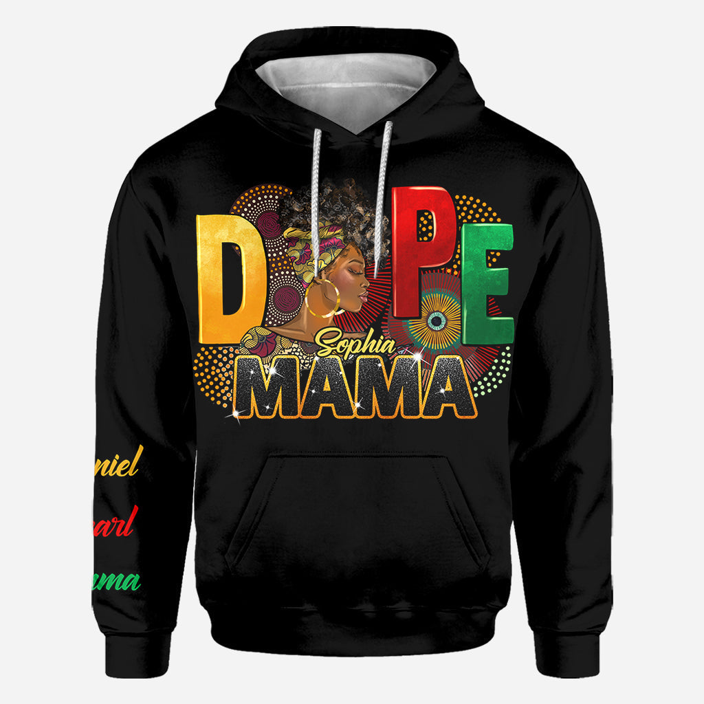 Personalized African American All Over Shirt for Mom | Custom Gift