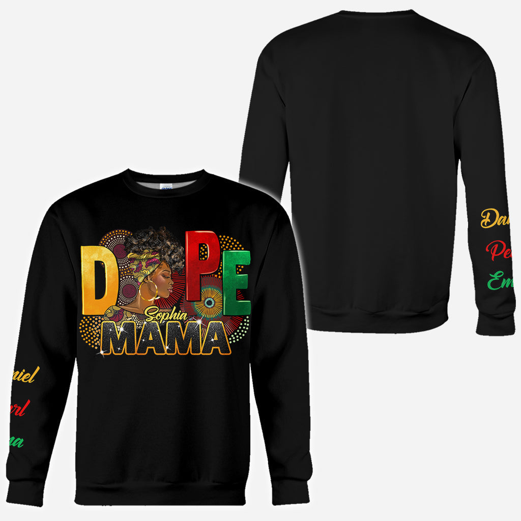 Personalized African American All Over Shirt for Mom | Custom Gift