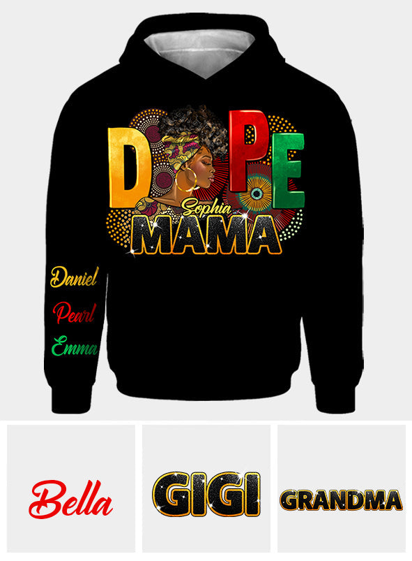 Personalized African American All Over Shirt for Mom | Custom Gift