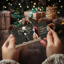 Load image into Gallery viewer, Personalized Sliding Ornament with Secret Message for Couples
