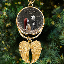 Load image into Gallery viewer, Personalized Angel Wings Ornament Custom Photo Gift for Christmas
