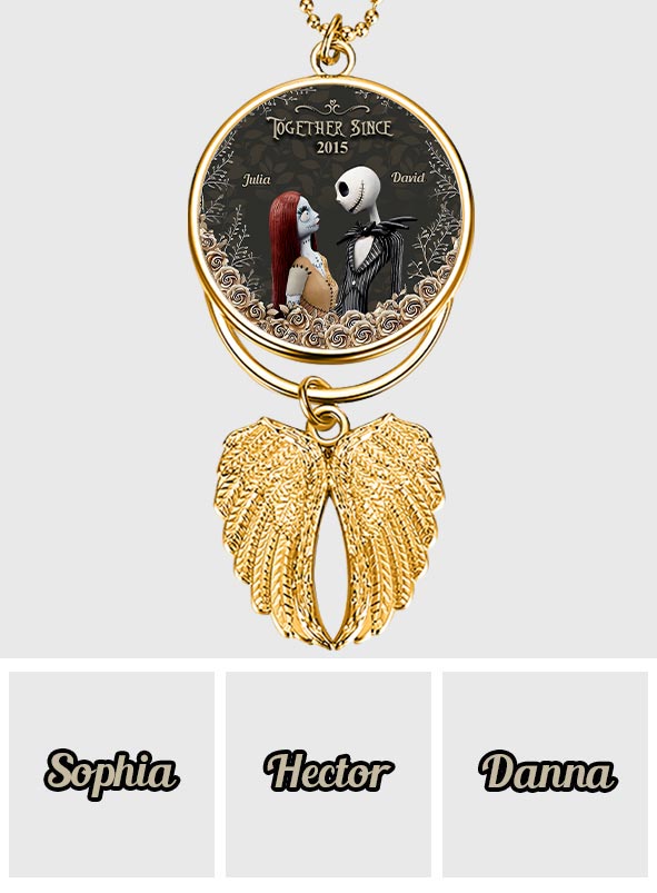 Personalized Angel Wings Ornament Custom Photo Gift for Christmas