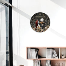 Load image into Gallery viewer, Personalized Nightmare Wall Clock Custom Name Gift for Couple
