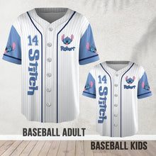 Load image into Gallery viewer, Personalized Stitch Baseball Jersey Custom Name Gift for Kids
