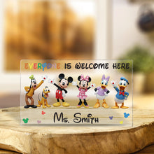 Load image into Gallery viewer, Personalized Acrylic Plaque Custom Shape Gift for Teacher

