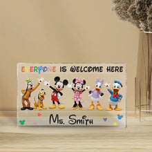 Load image into Gallery viewer, Personalized Acrylic Plaque Custom Shape Gift for Teacher
