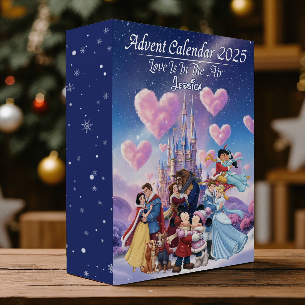 Personalized Advent Calendar with Mini Drawers & Ornaments for Christmas
