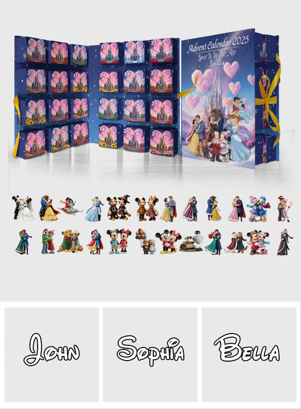 Personalized Advent Calendar with Mini Drawers & Ornaments for Christmas