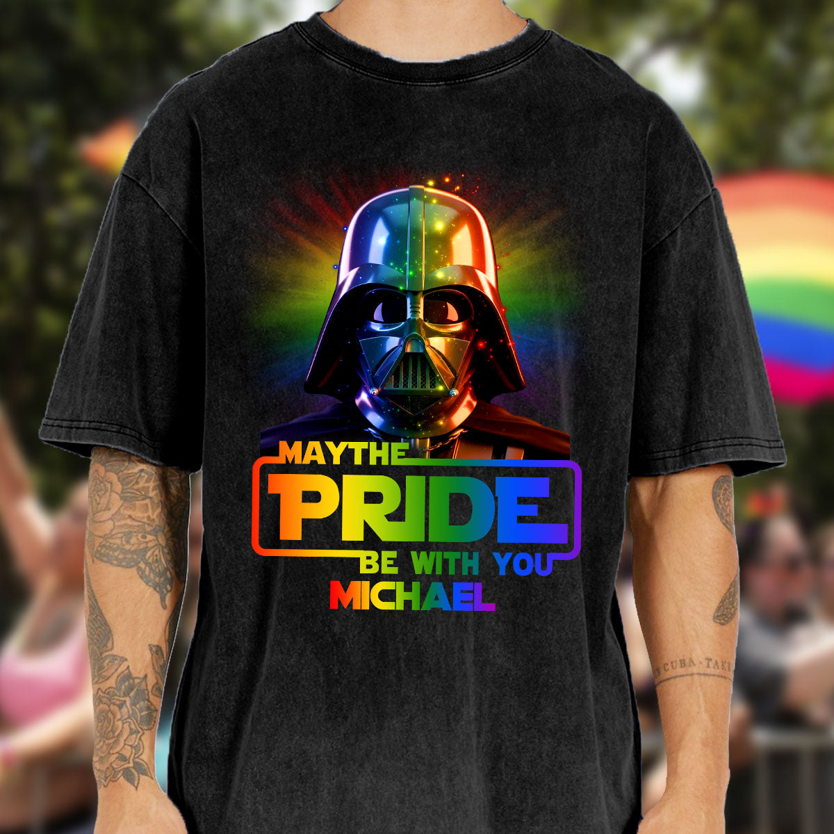 Personalized LGBT Support T-Shirt Custom Name Pride Gift